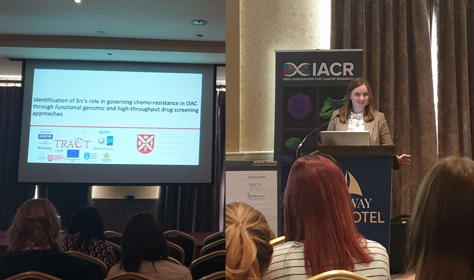 Niamh presenting at IACR 2020