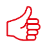 red thumbs up